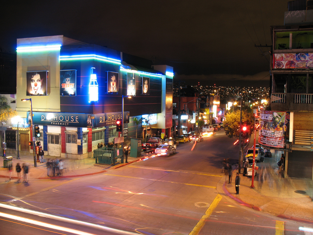 Popular Sexta Street in Downtown TJ.